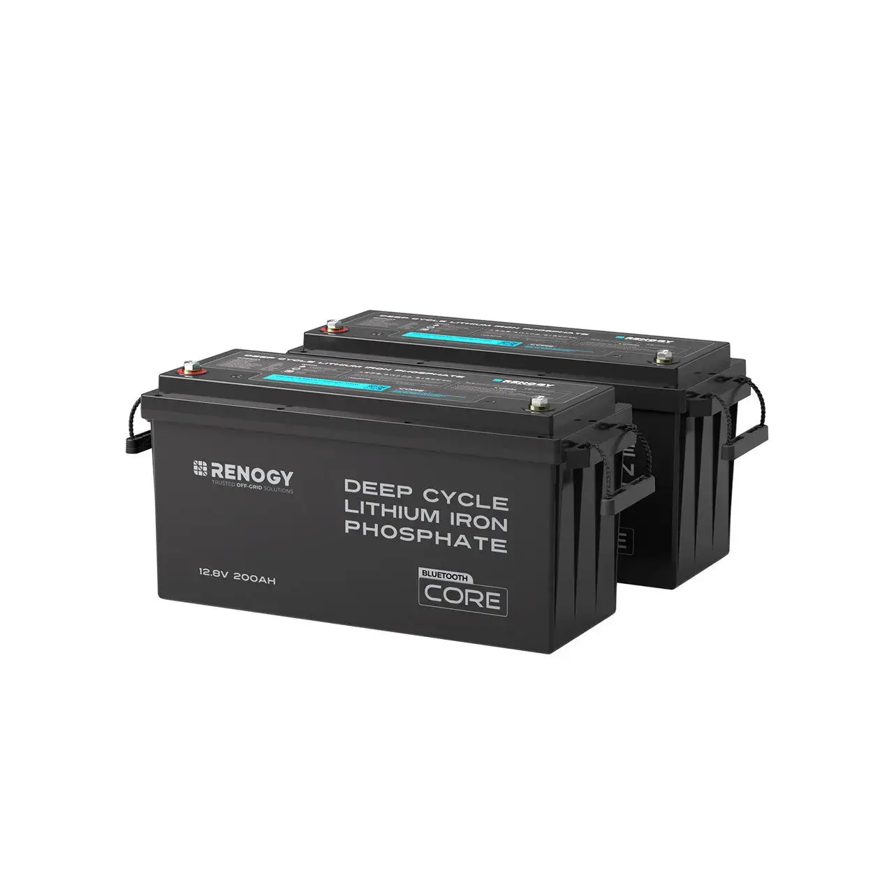 12V 200Ah Lithium Iron Phosphate Battery w/ Bluetooth - Image 4