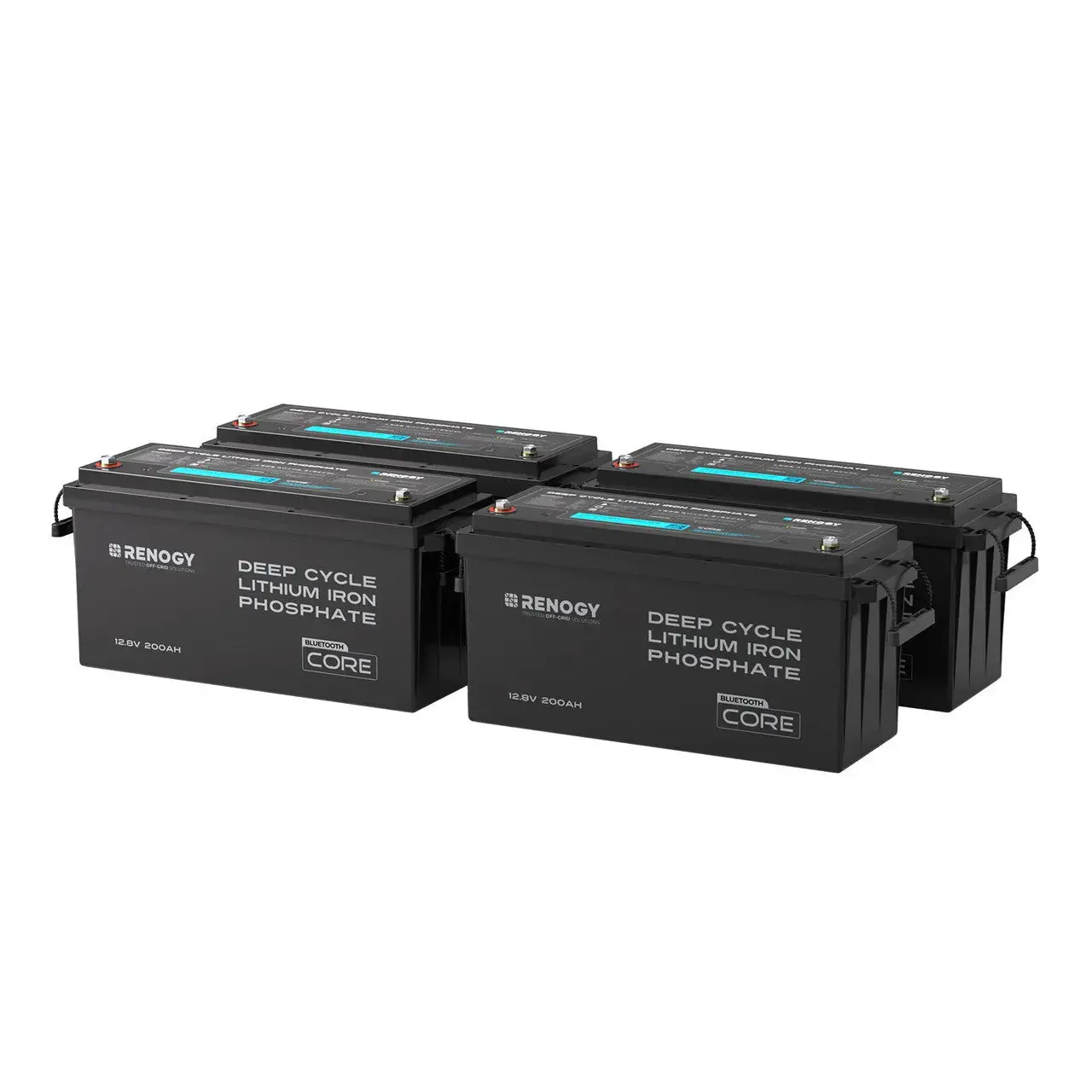 12V 200Ah Lithium Iron Phosphate Battery w/ Bluetooth - Image 5