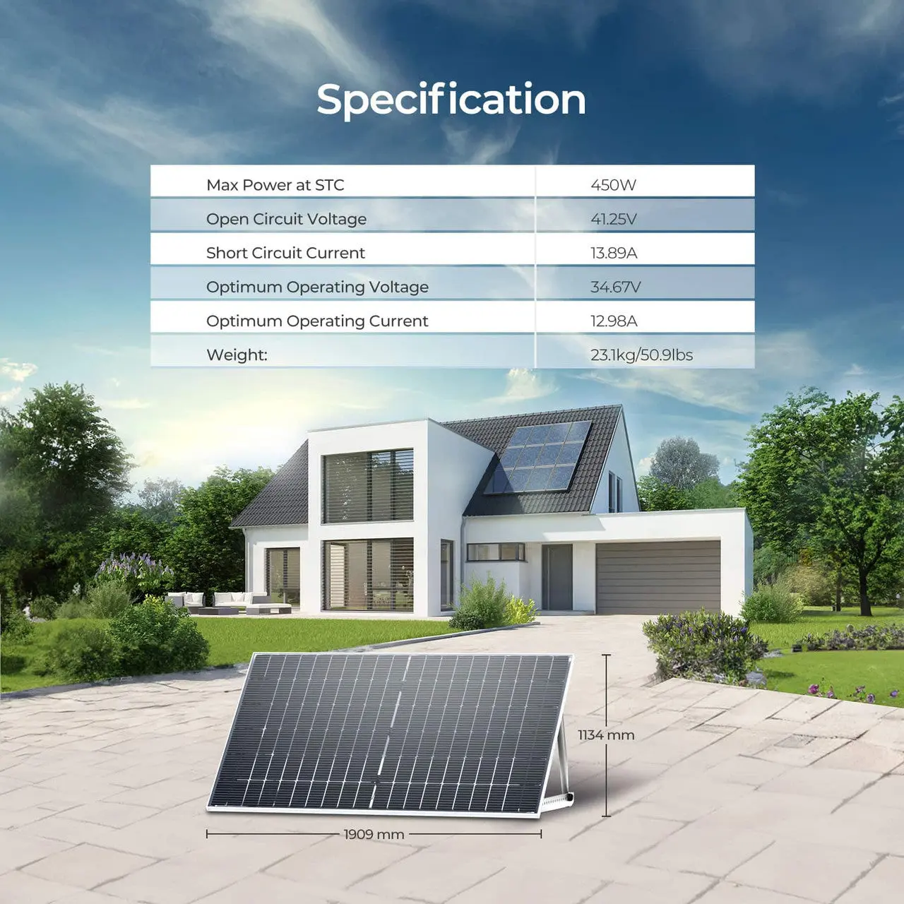 450W Bifacial Solar Panel（2-Pack） - Image 7